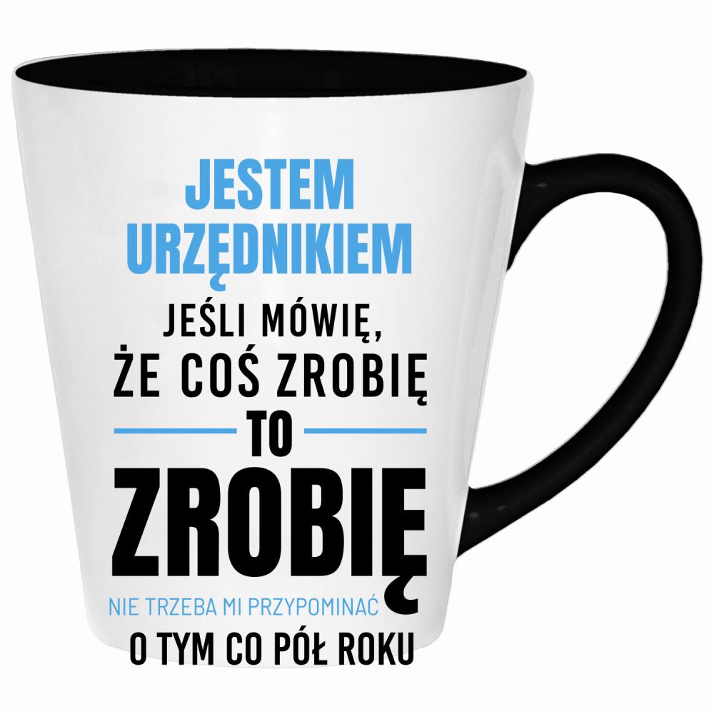 Cierpliwość, precyzja i… szczypta ironii kubek latte kolor biały