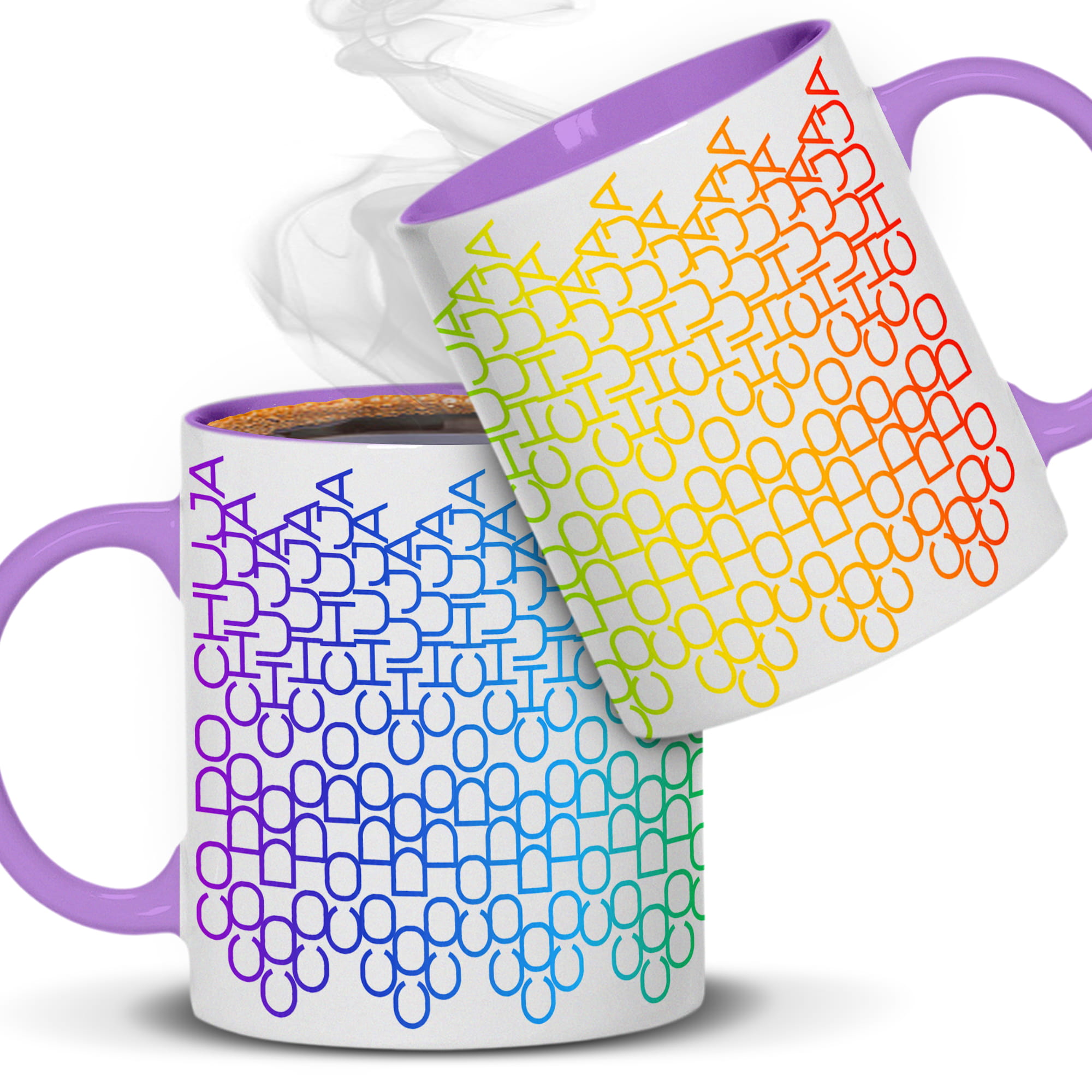 Co do ch#ja kubek ucho kolor kolor jasnofioletowy