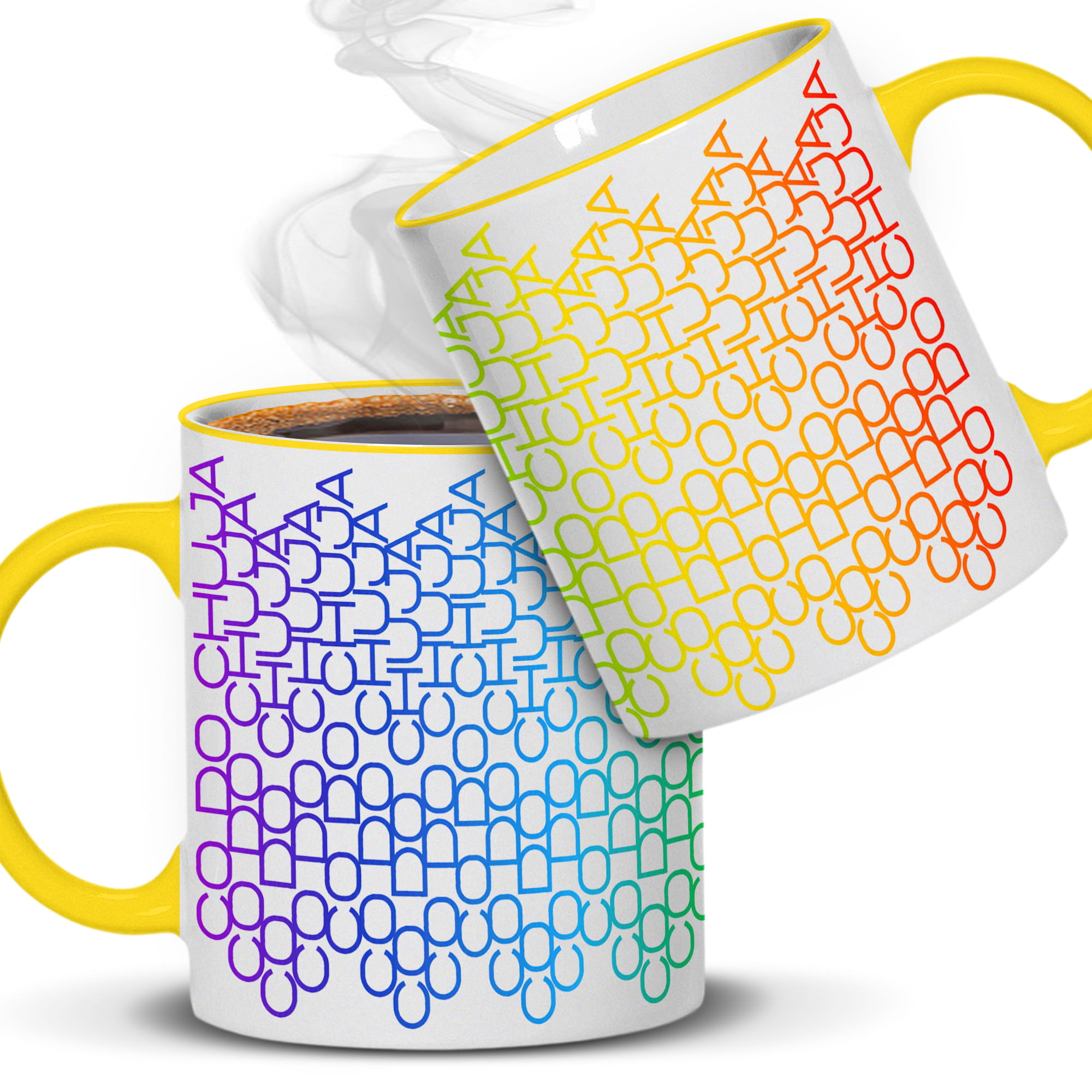 Co do ch#ja kubek żółty uchwyt i rant