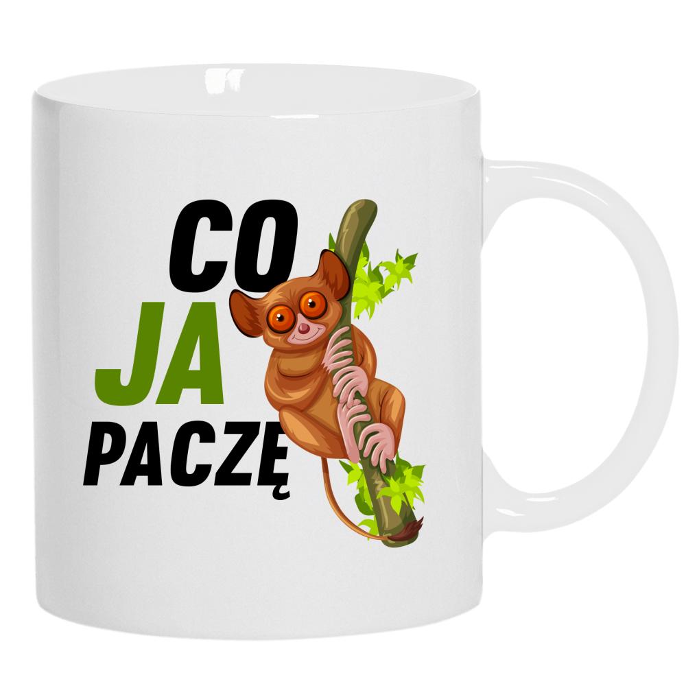 Co Ja Paczę kubek ucho kolor kolor biały