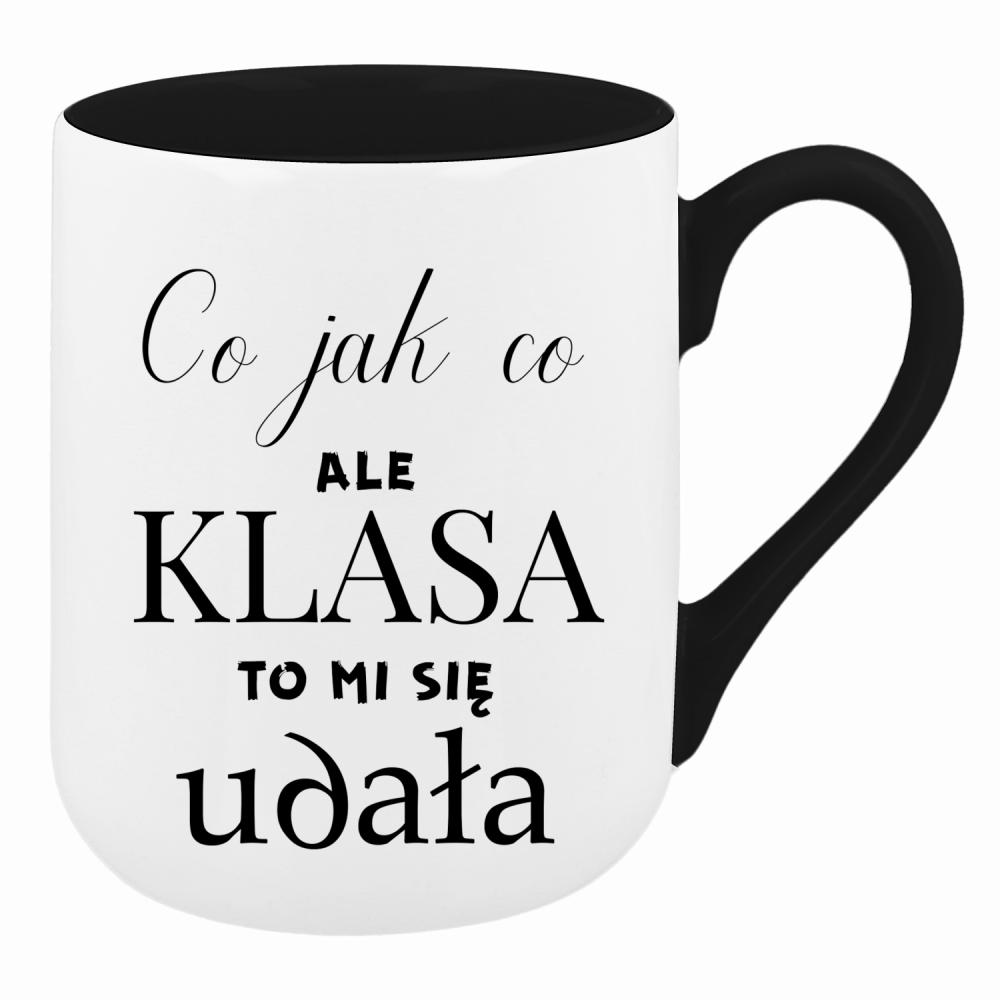 Co jak co, ale klasa to mi się udała kubek coffee kolor biały