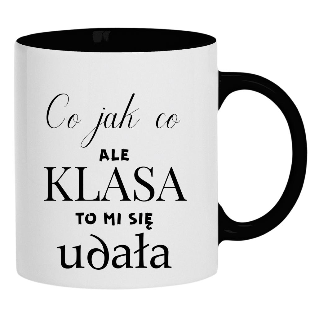 Co jak co, ale klasa to mi się udała kubek ucho kolor kolor czarnyy