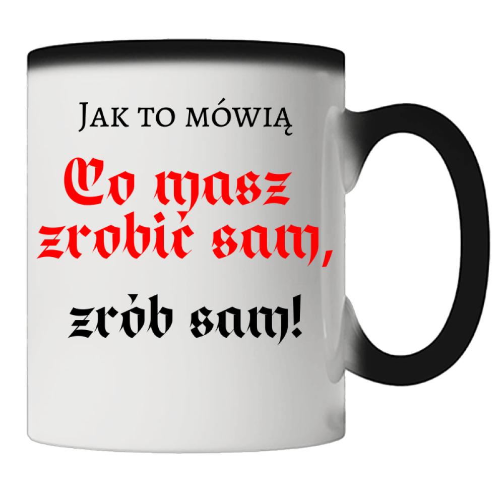 Co masz zrobić sam, zrób sam! kubek magiczny kolor red