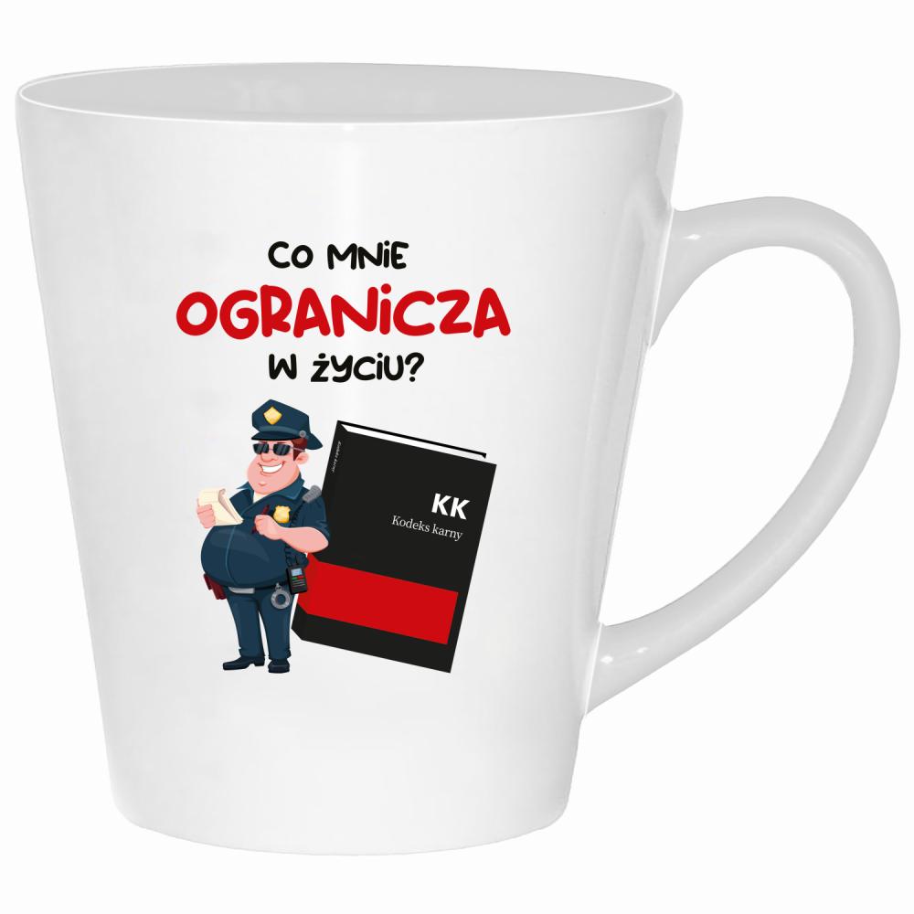 Co mnie ogranicza w życiu? kubek latte kolor biały