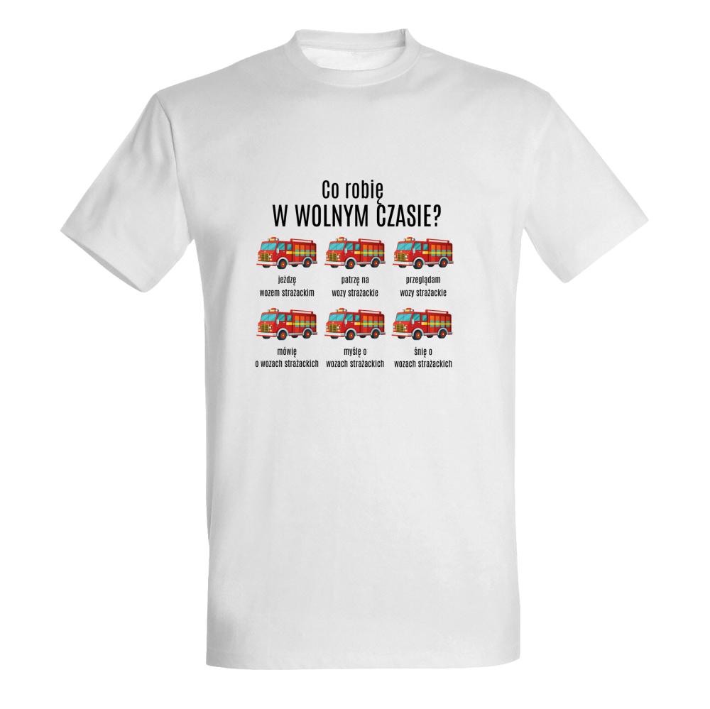 Co robię w wolnym czasie koszulka męska