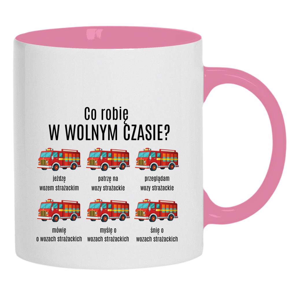 Co robię w wolnym czasie kubek ucho kolor kolor różowy