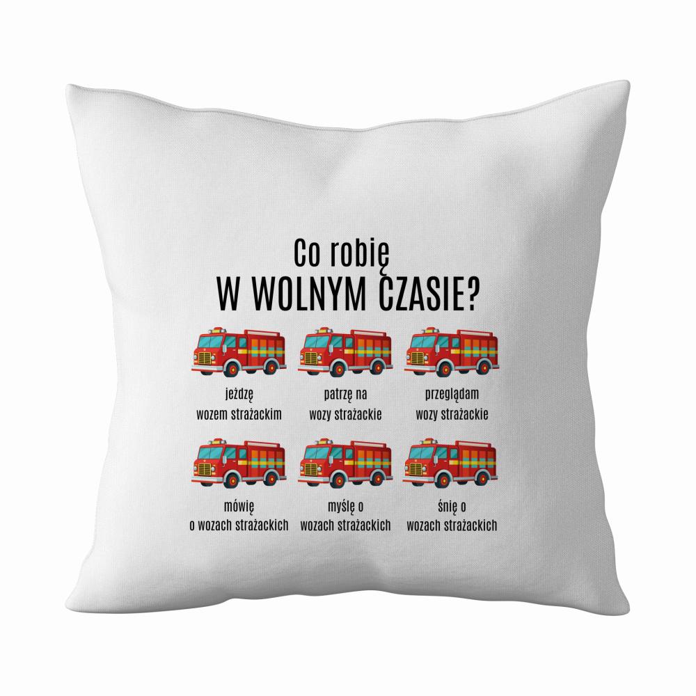 Co robię w wolnym czasie poduszka