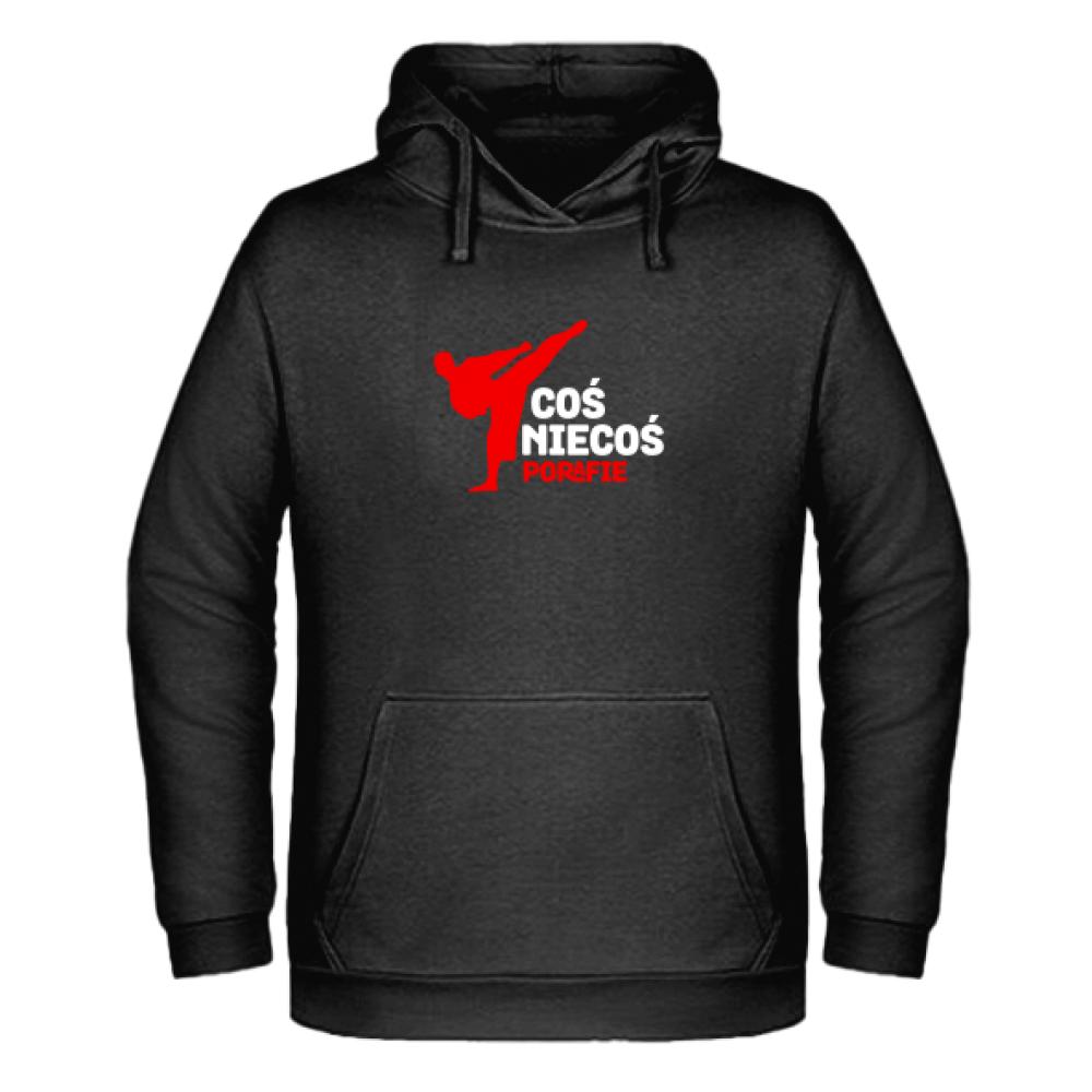 COŚ NIECOŚ POTRAFIE bluza męska z kapturem