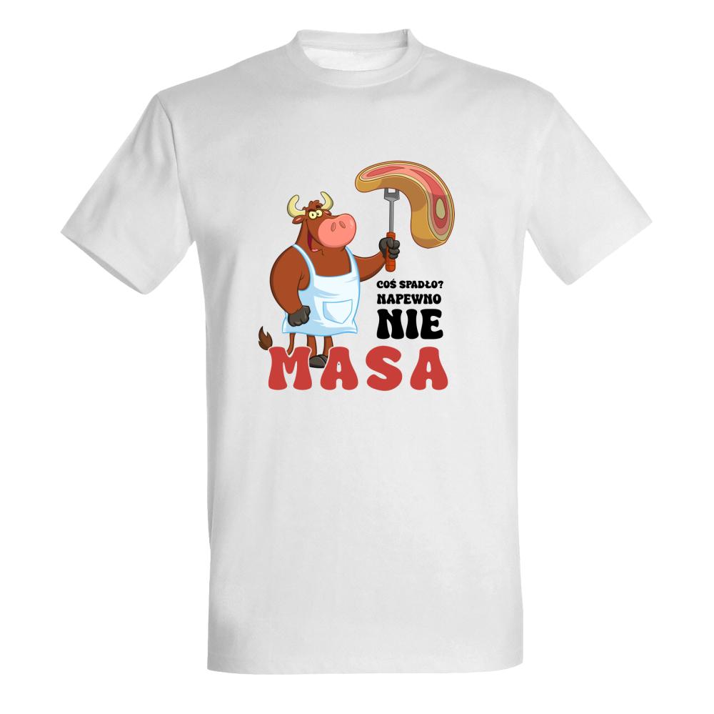 Coś spadło? Na pewno nie masa koszulka męska