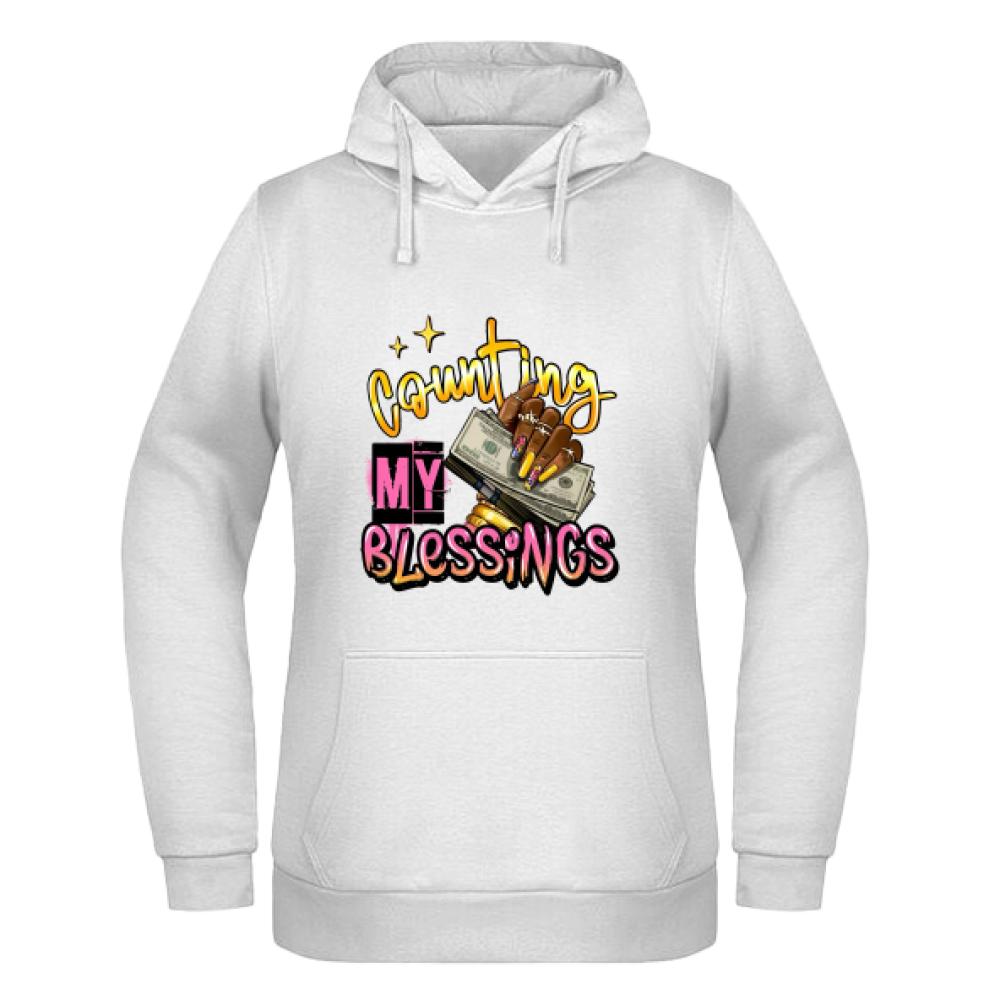 Counting My Blessings bluza damska z kapturem