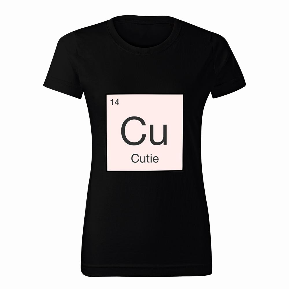 Cu Cutie 14 koszulka damska kolor czarnyy