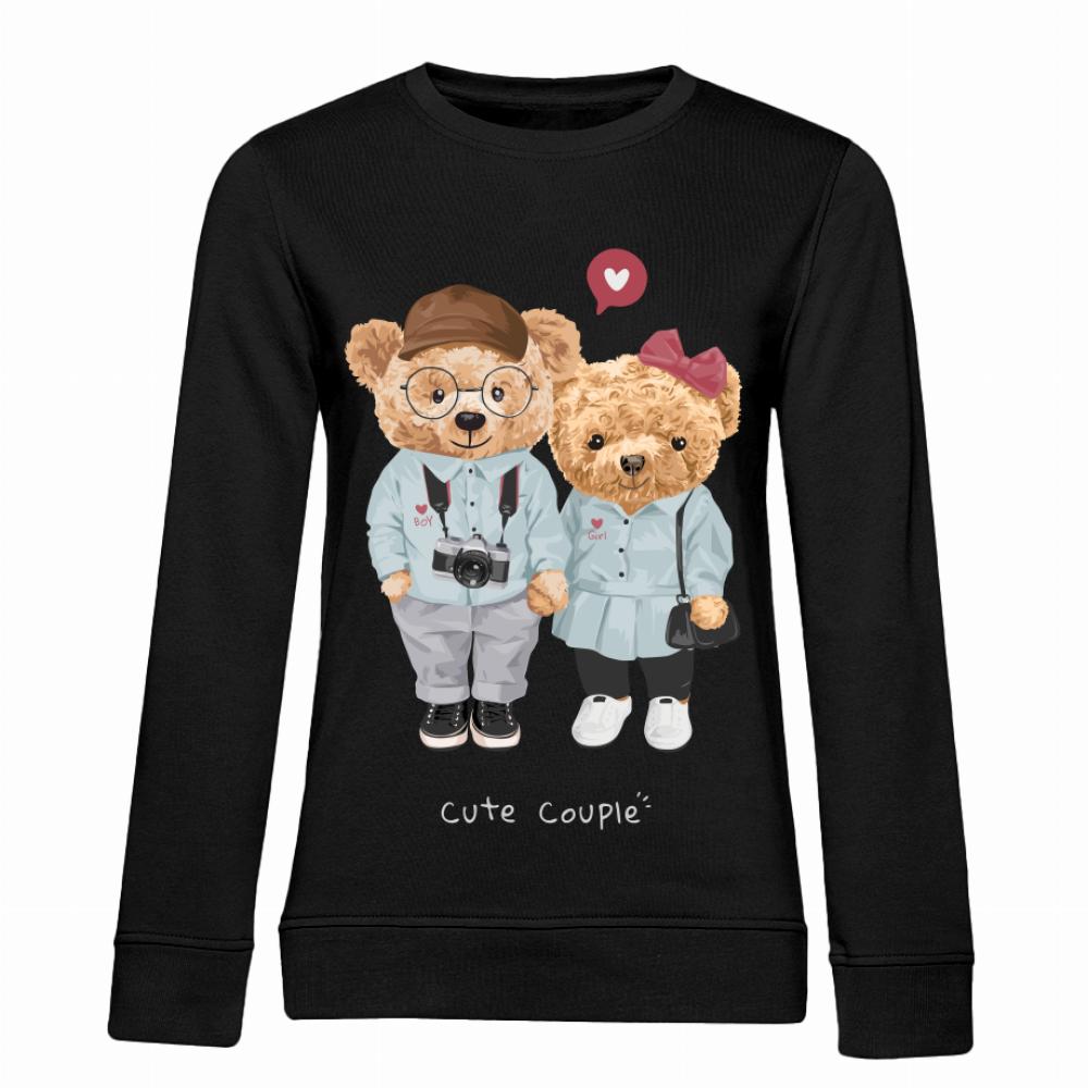 Cute Couple bluza damska bez kaptura