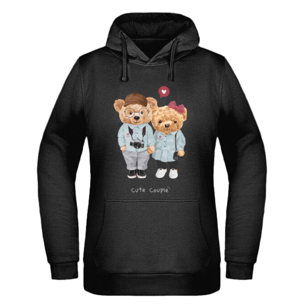 Cute Couple bluza damska z kapturem
