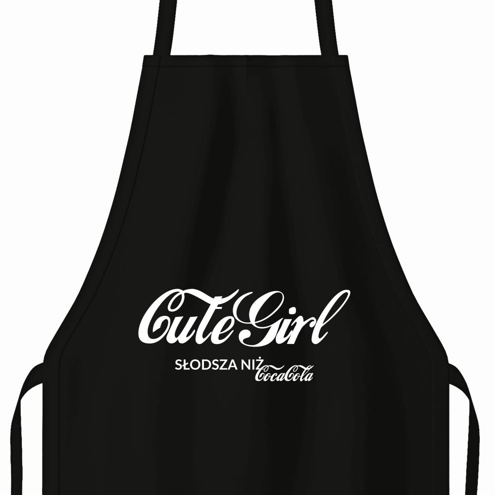 Cute Girl - słodsza niż Coca-Cola fartuch