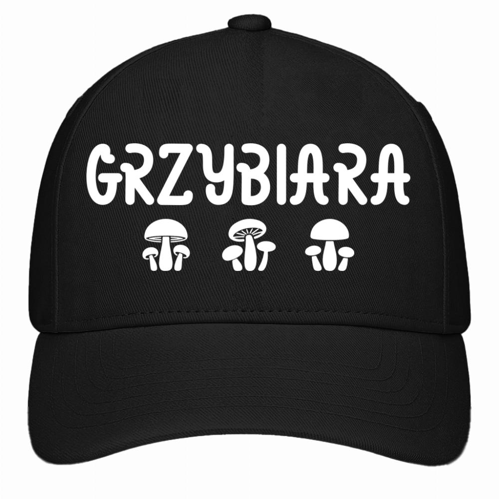 Czapka GRZYBIARA czapka z daszkiem cb10 kolor czapka zimowa szara