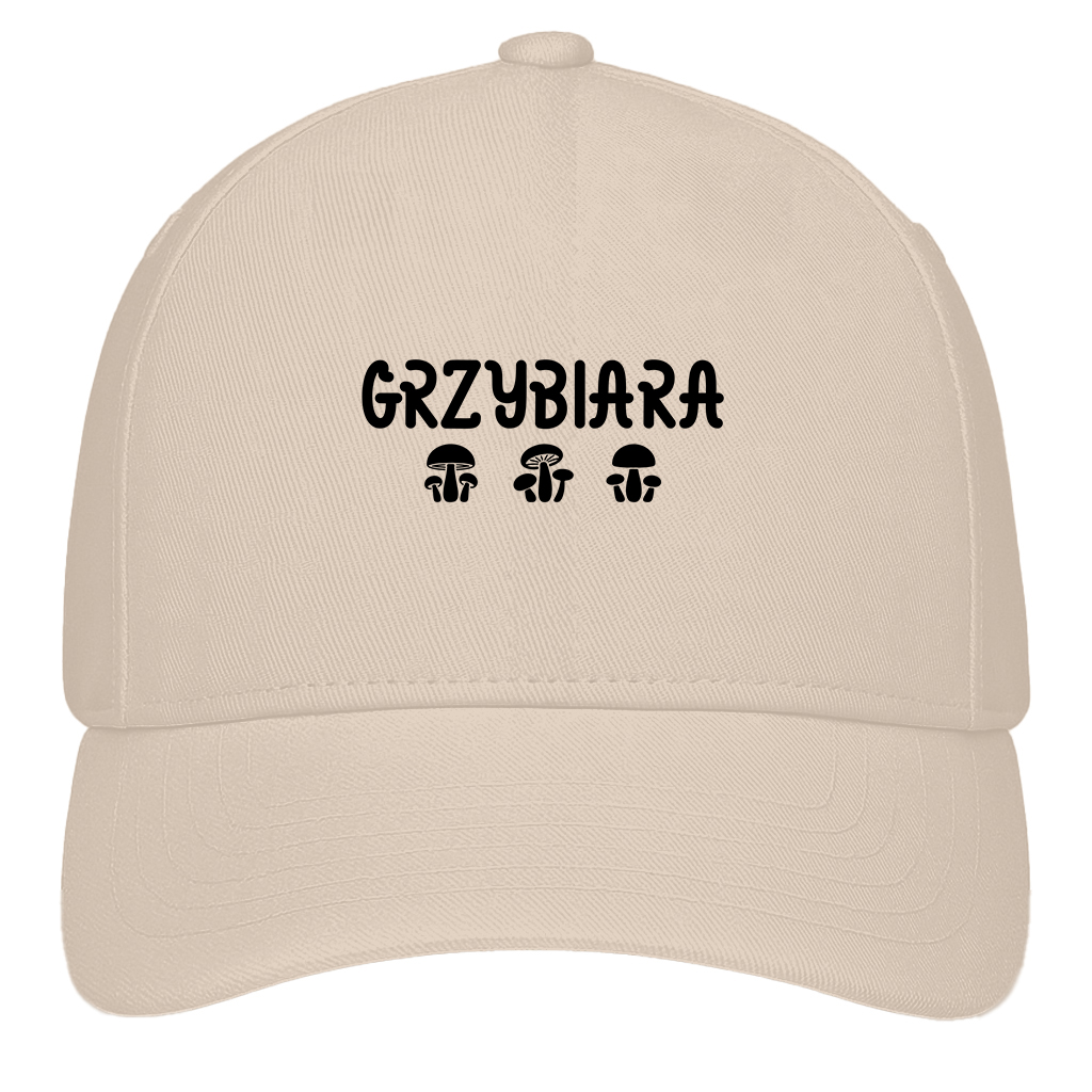 Czapka GRZYBIARA czapka z daszkiem cb10 kolor sand