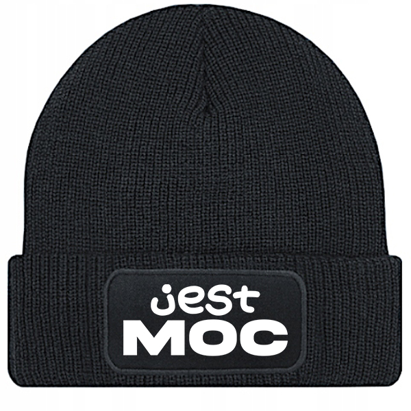Czapka JEST MOC czapka zimowa kolor czarny