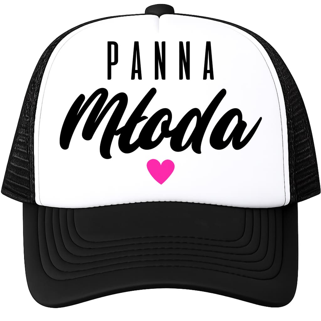 CZAPKA PANNA MŁODA czapka z daszkiem kolor czarny