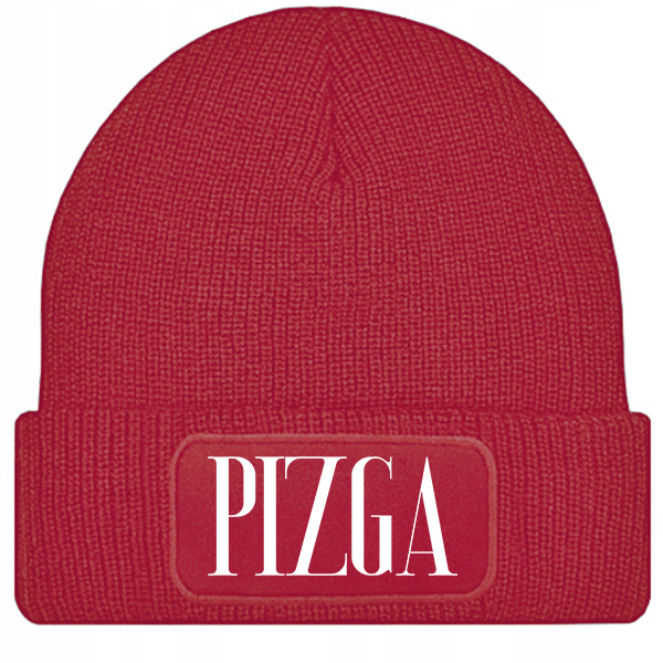 Czapka PIZGA czapka zimowa kolor czerwony