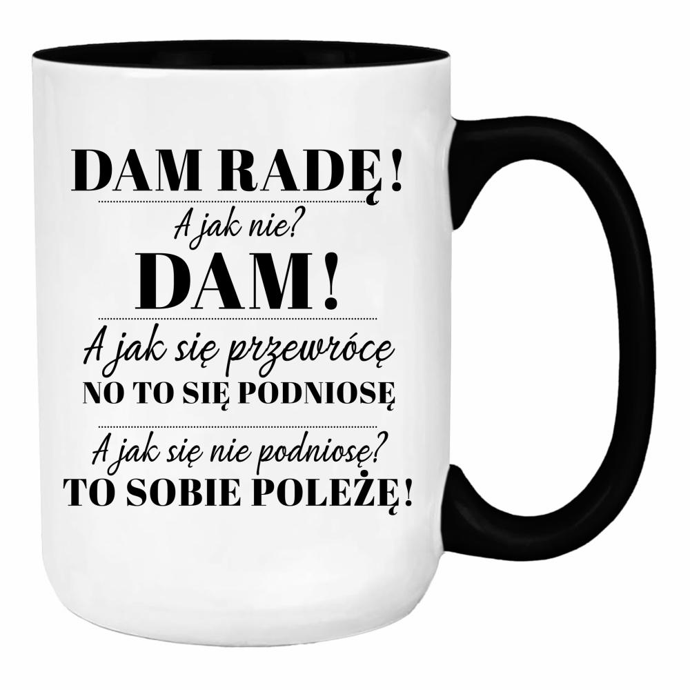 Czasem wystarczy jedno słowo jeden moment duży kubek ucho kolor kolor czerwony