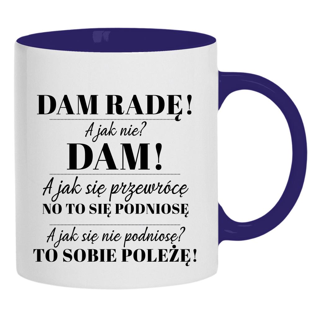 Czasem wystarczy jedno słowo jeden moment kubek ucho kolor kolor navy