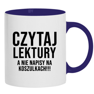 Czytaj lektury, a nie napisy na koszulkach
