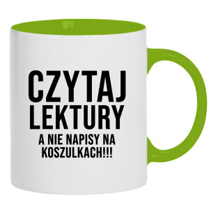 Czytaj lektury, a nie napisy na koszulkach