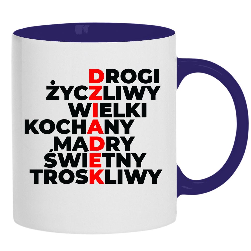 D Z I A D E K kubek ucho kolor kolor navy