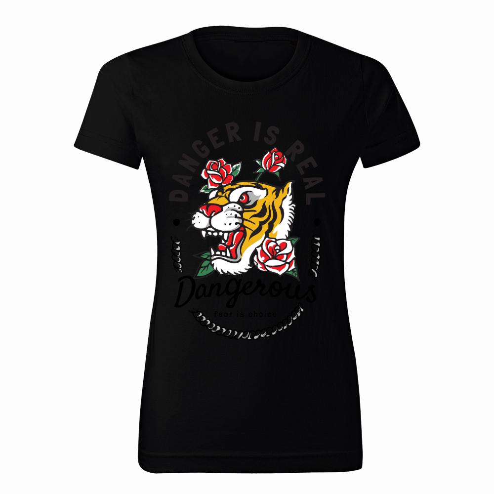 Dangerous koszulka damska kolor żółtyy