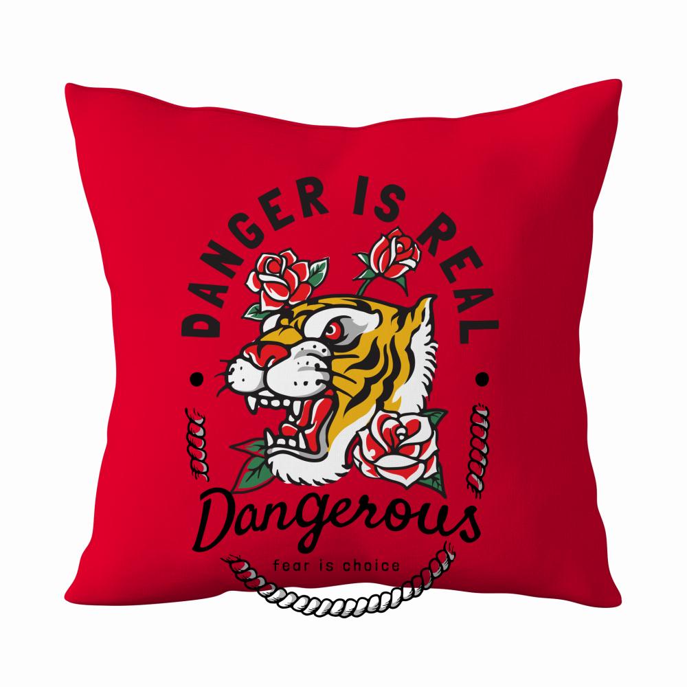 Dangerous poduszka kolor czerwony