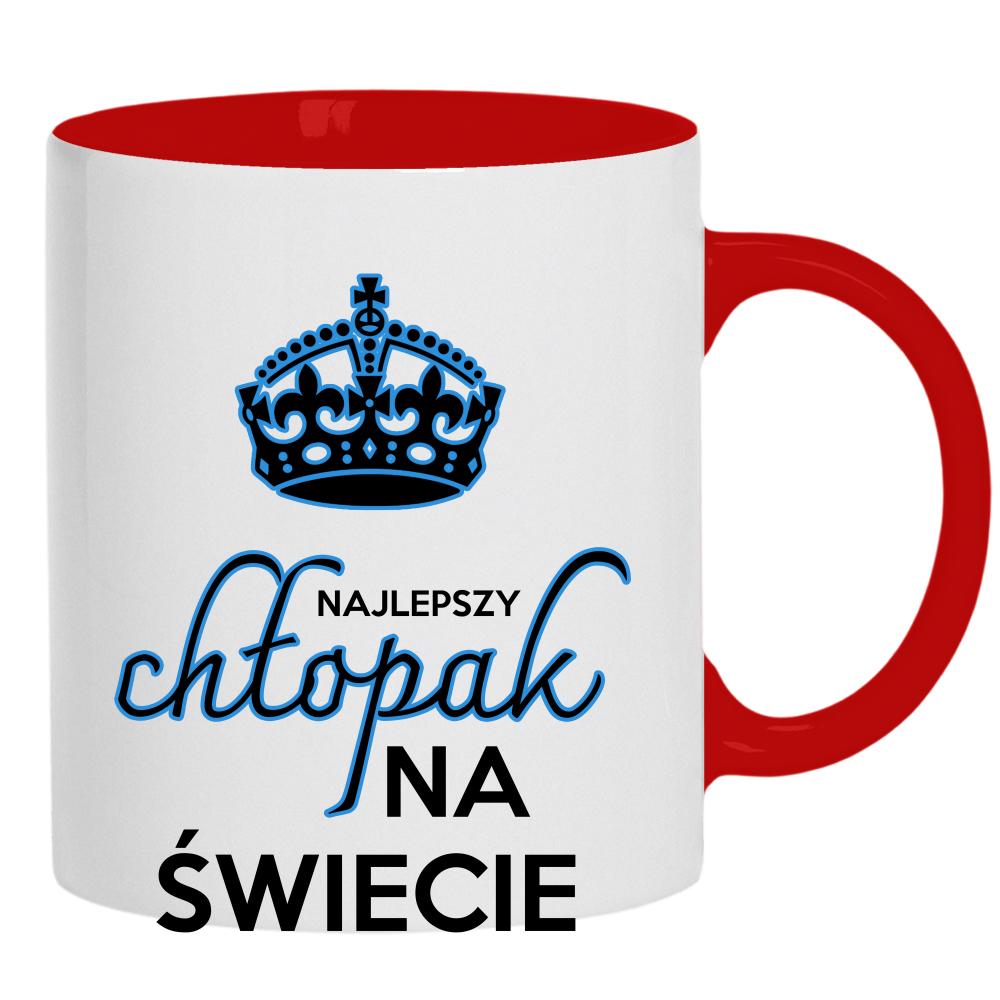 Dla najlepszego chłopaka na świecie! kubek ucho kolor kolor złoty