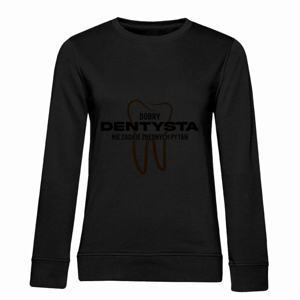 Dobry Dentysta bluza damska bez kaptura kolor różowy