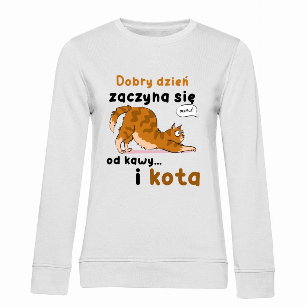 Dobry Dzień Zaczyna się od bluza damska bez kaptura