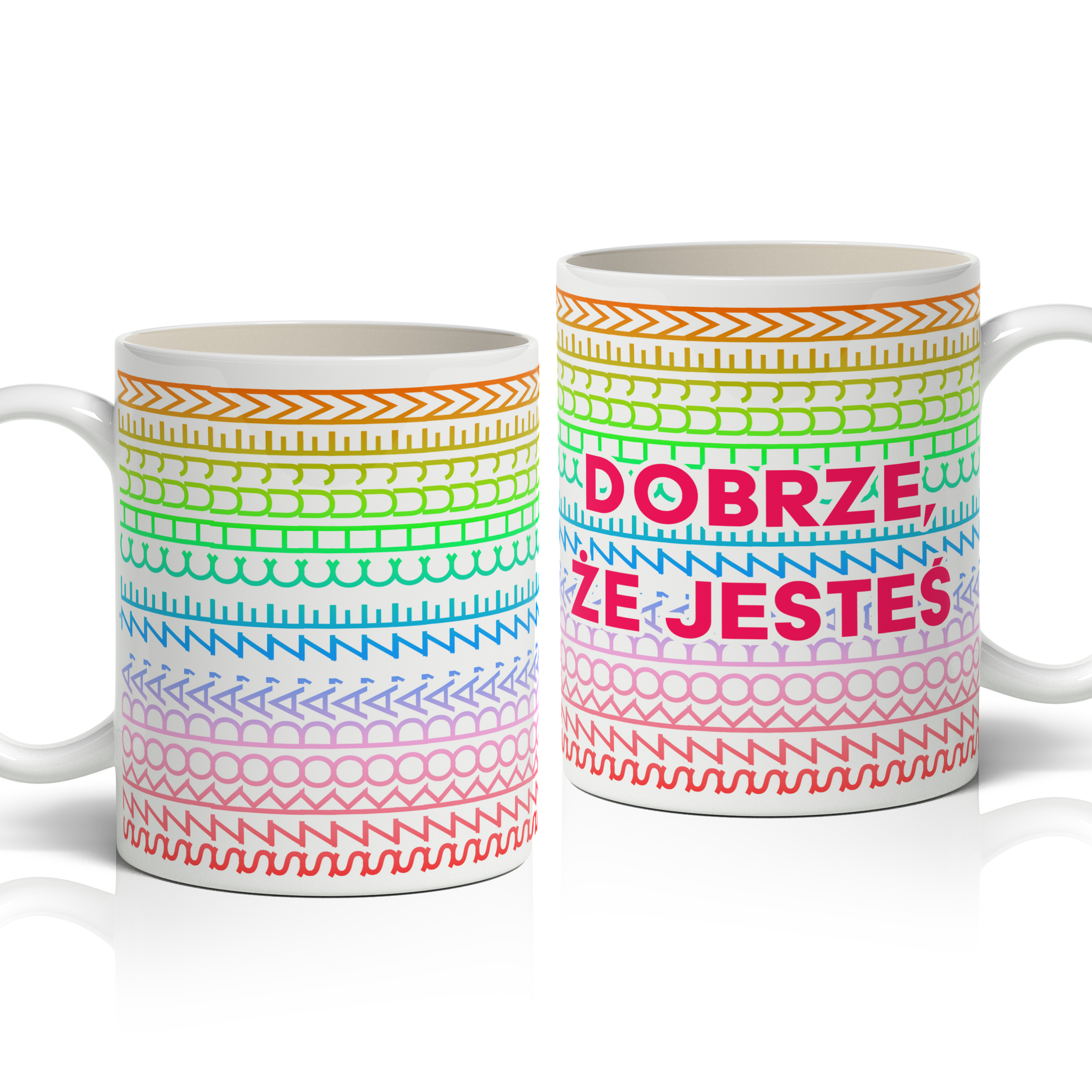 Dobrze, że jesteś, szkoda, że ch*jem kubek