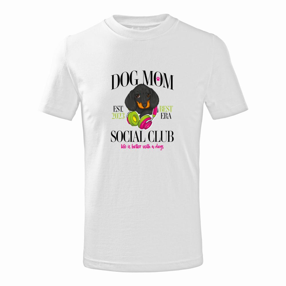 Dog Mom Social Club 16 koszulka junior