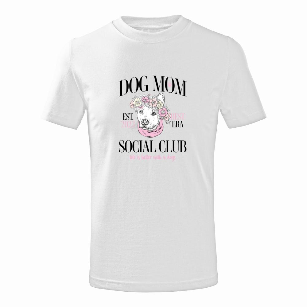 Dog Mom Social Club 3 koszulka junior