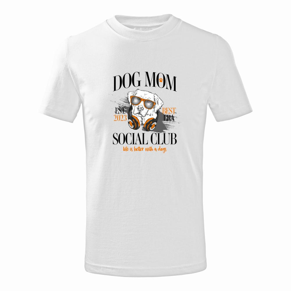 Dog Mom Social Club 9 koszulka junior