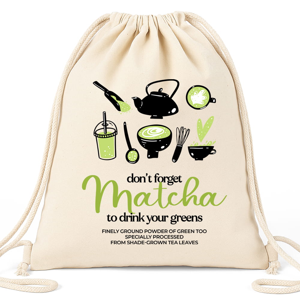 DON'T FORGET MATCHA workoplecak kolor beżowy