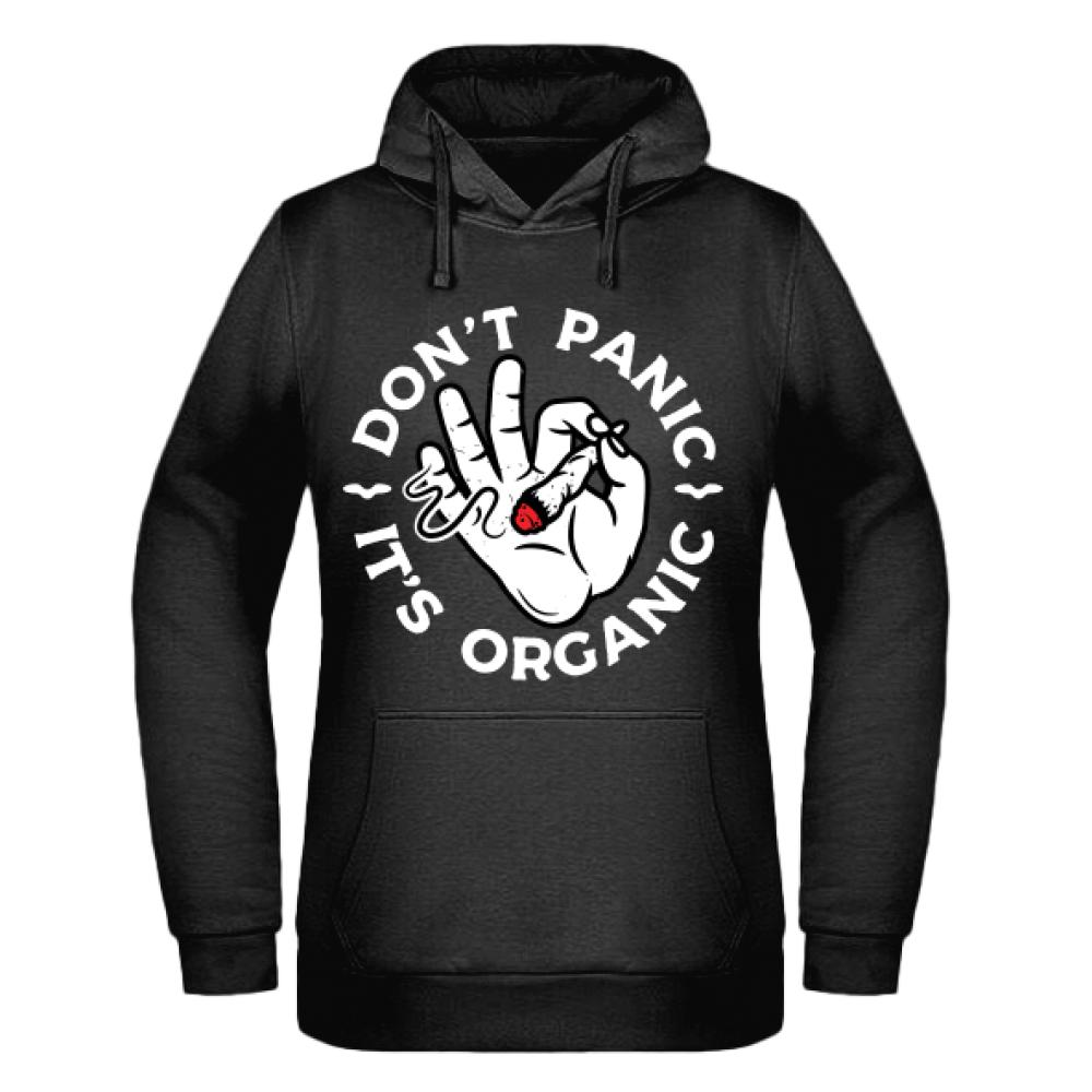 Don't Panic, It's Organic 2 bluza damska z kapturem