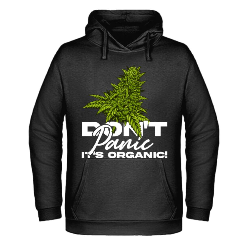 DON’T PANIC IT’S ORGANIC! bluza męska z kapturem