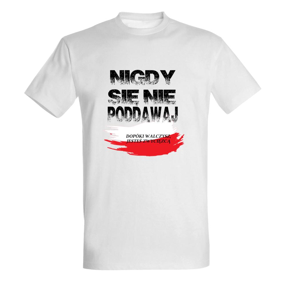 Dopóki walczysz, jesteś zwycięzcą koszulka męska