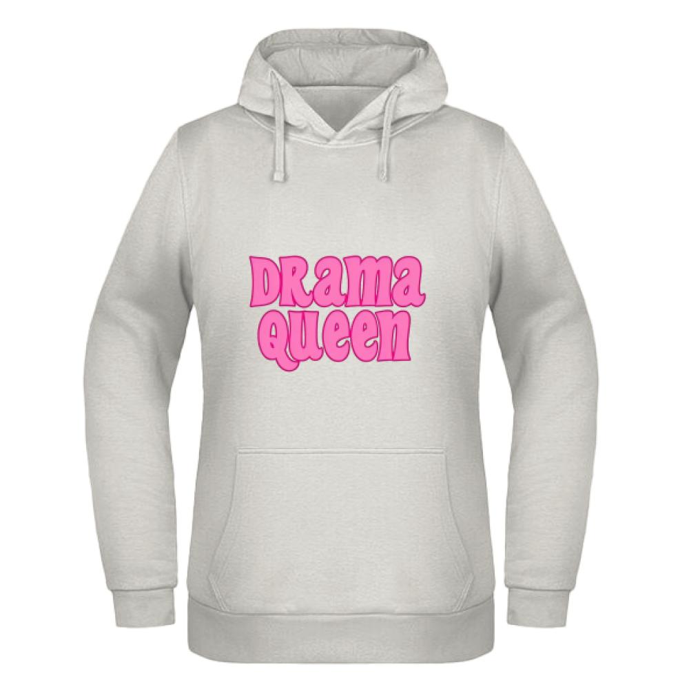 Drama Queen bluza damska z kapturem kolor vanilla milkshake