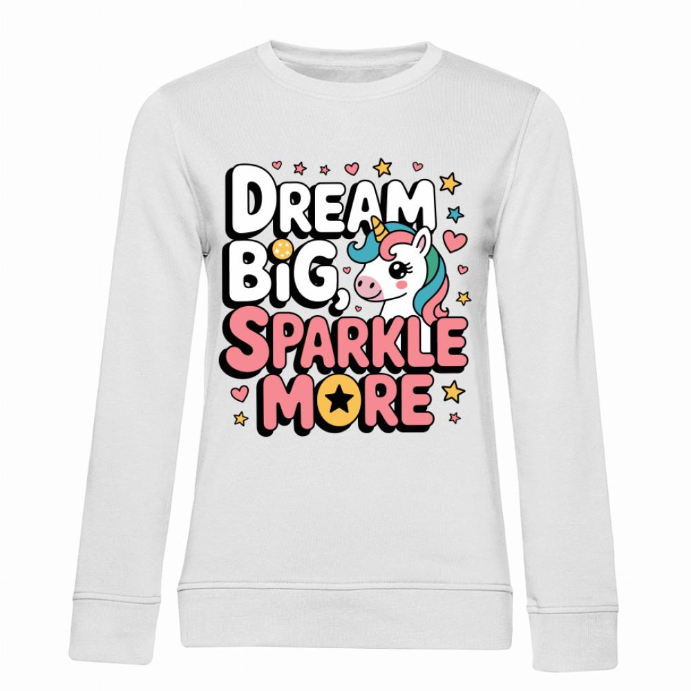 Dream Big Sparkle More bluza damska bez kaptura