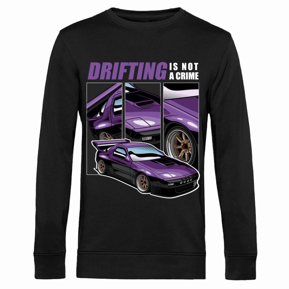 DRIFITING IS NOT A CRIME 2 bluza męska bez kaptura