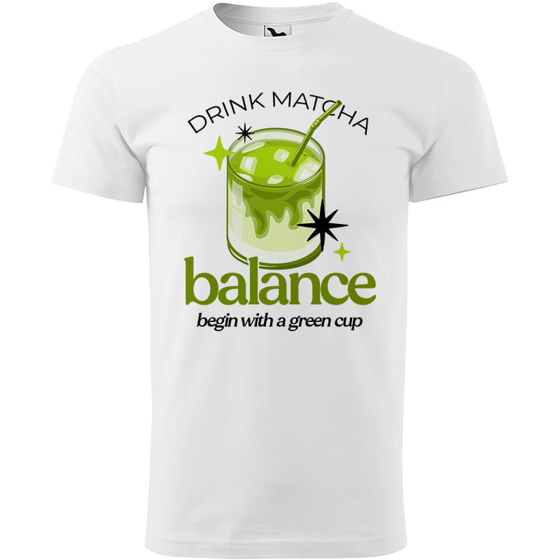 DRINK MATCHA – BALANCE koszulka męska
