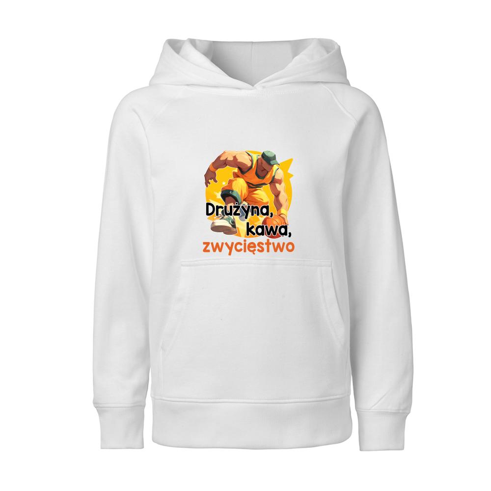 Drużyna, kawa, zwycięstwo bluza junior