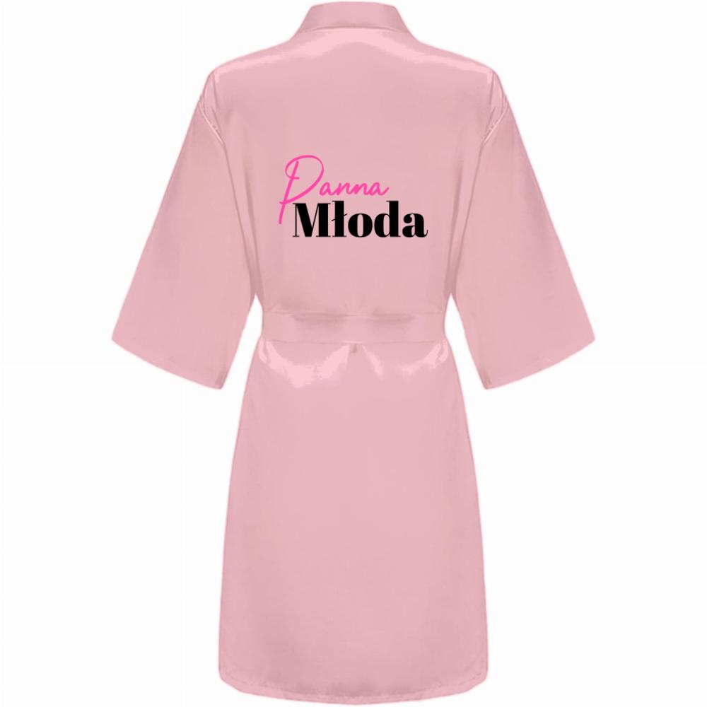 Drużyna Panny Młodej 2 szlafrok damski kolor jasny różowy