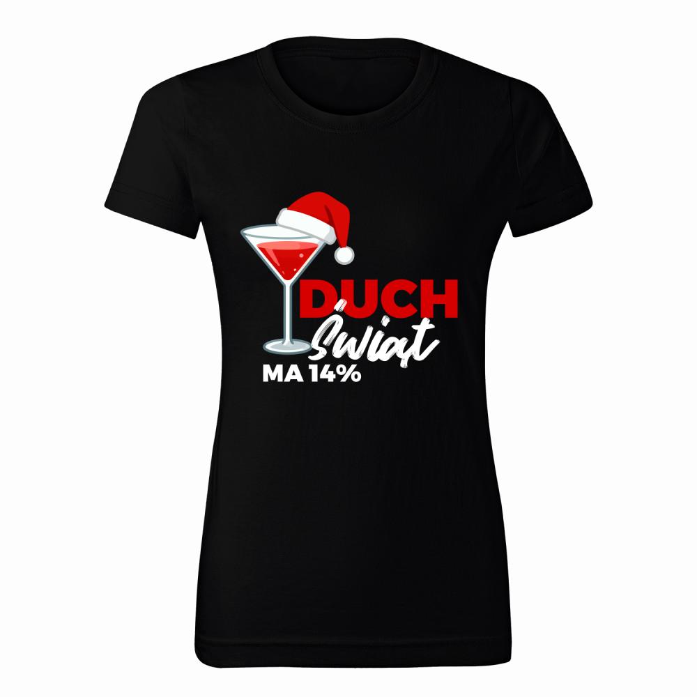 Duch Świąt ma 14% koszulka damska kolor beżowy