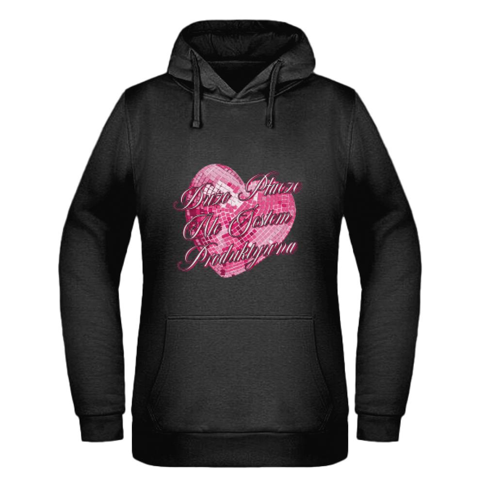 Dużo Płacze bluza damska z kapturem