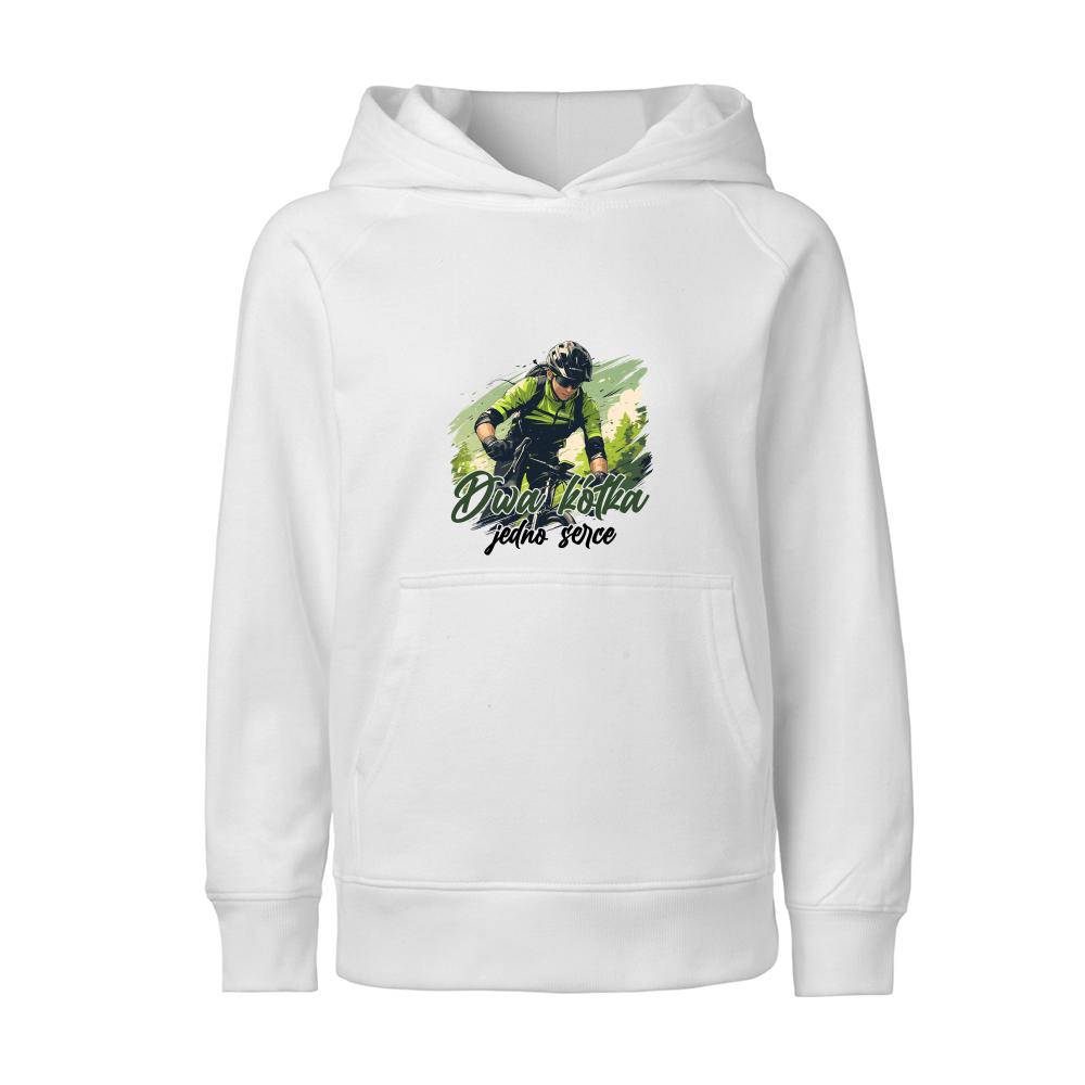 Dwa kółka, jedno serce bluza junior